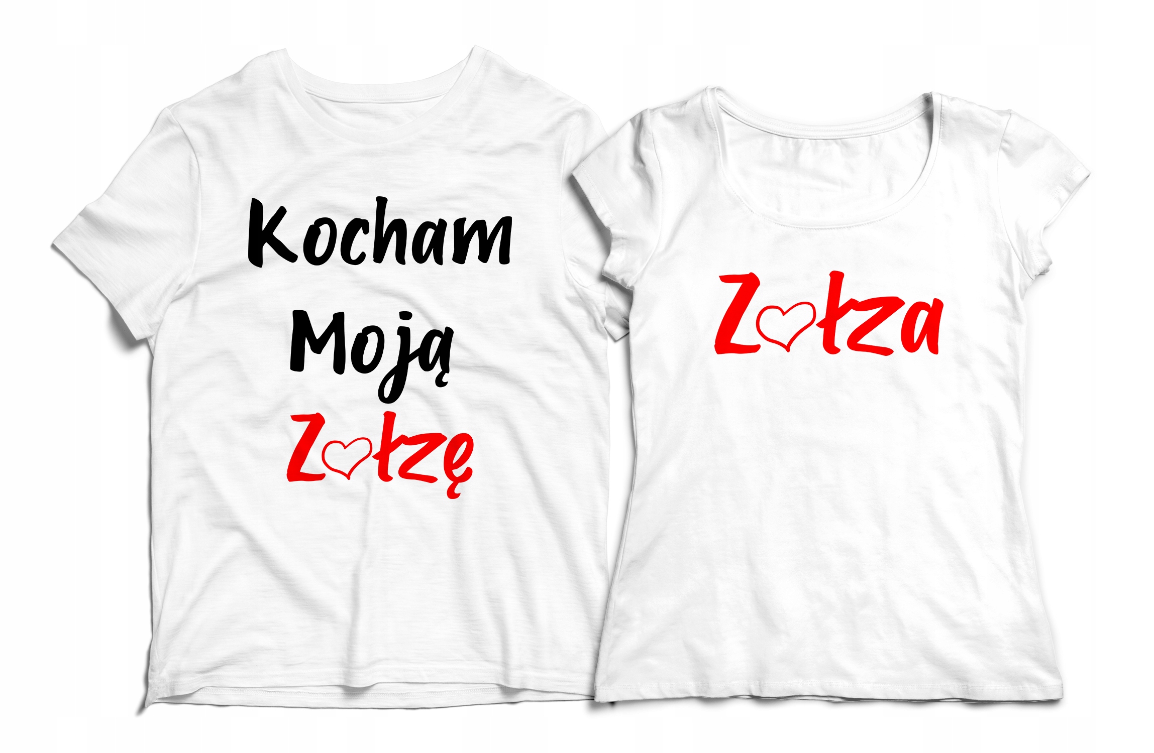 

Koszulki 2x Dla Par Zakochanych Komplet Walentynki