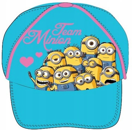 

Czapka dziewczęca z daszkiem Minionki 54