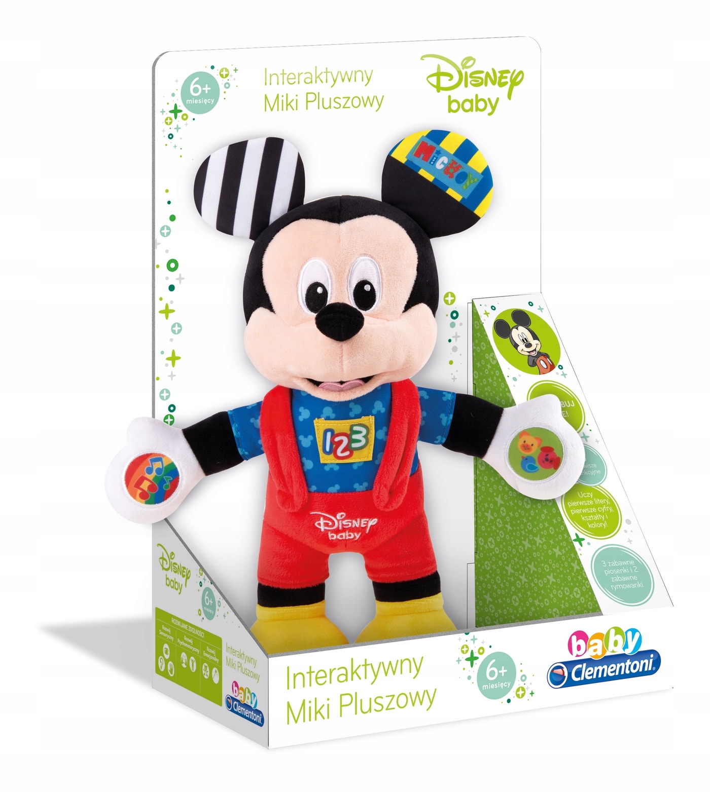 Clementoni Interaktywny pluszowy Miki 50131 (8005125501311) • Cena