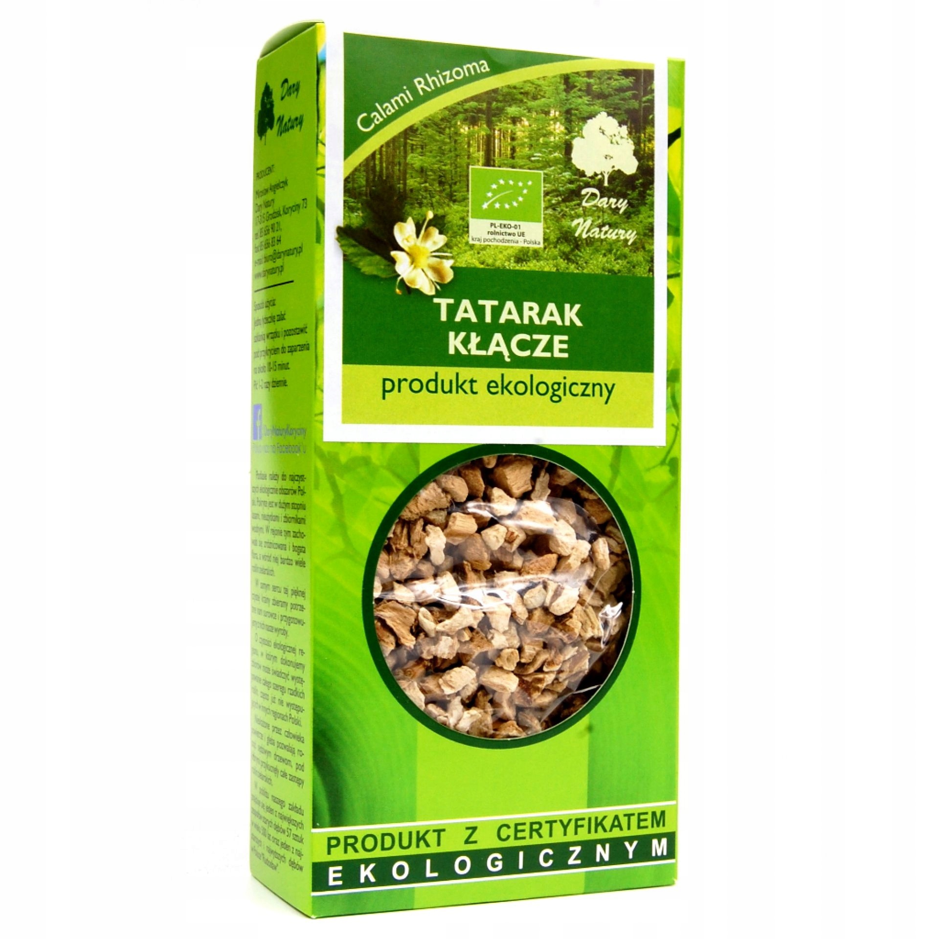 

Kłącze Tataraku Tatarak Eko 50G Dary Natury