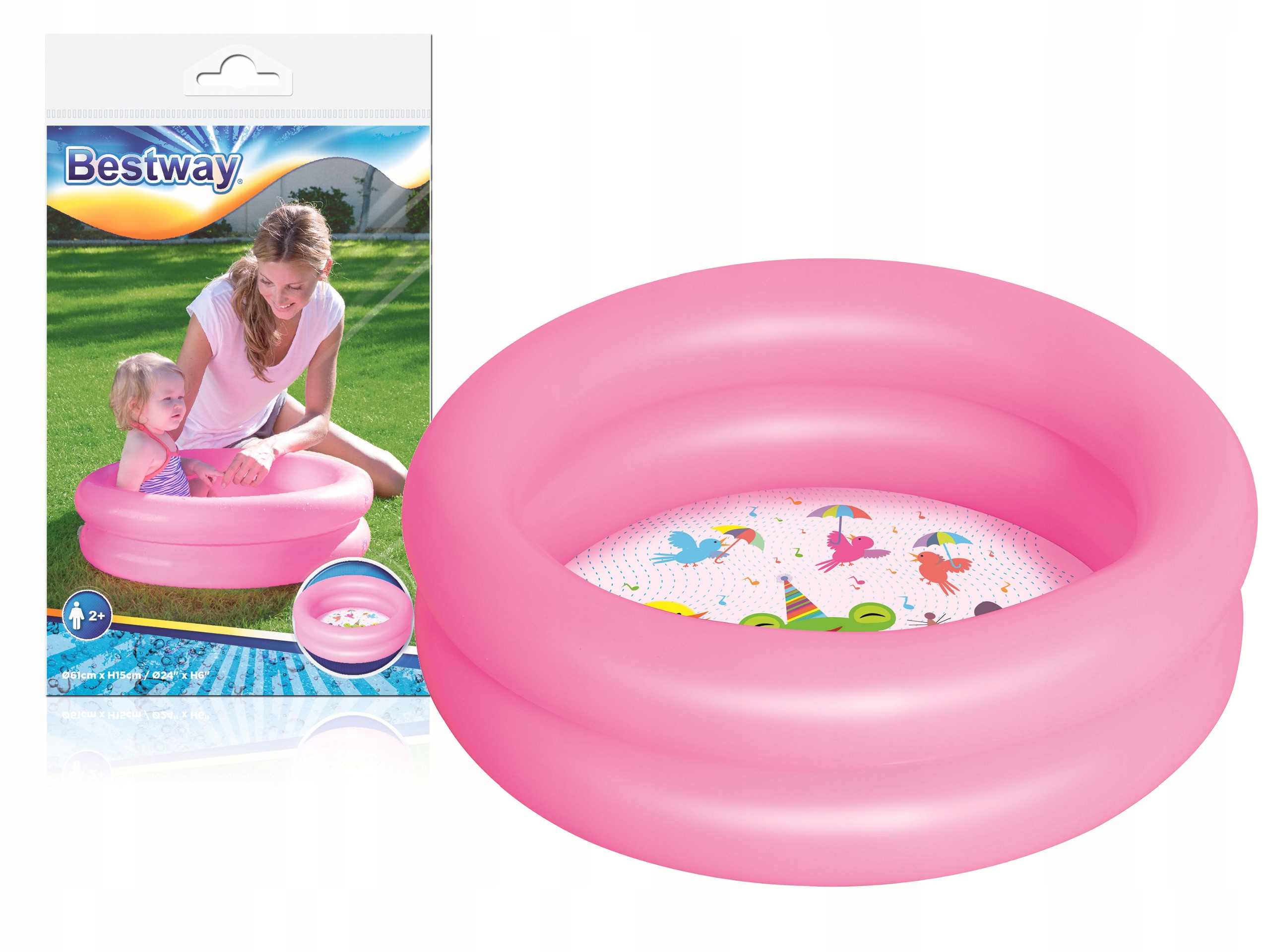 

Bestway Basen Basenik Dmuchany Wanienka 61x15 cm