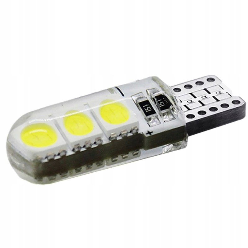 ŻARÓWKA LED 6 SMD 5050 W5W T10 POSTOJÓWKA SILIKON EAN (GTIN) 1110987654321