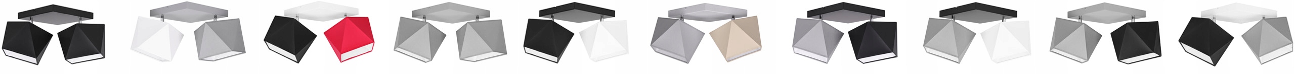 LAMPA WISZĄCA SUFITOWA ŻYRANDOL PLAFON DIAMENT LED Waga produktu z opakowaniem jednostkowym 2 kg