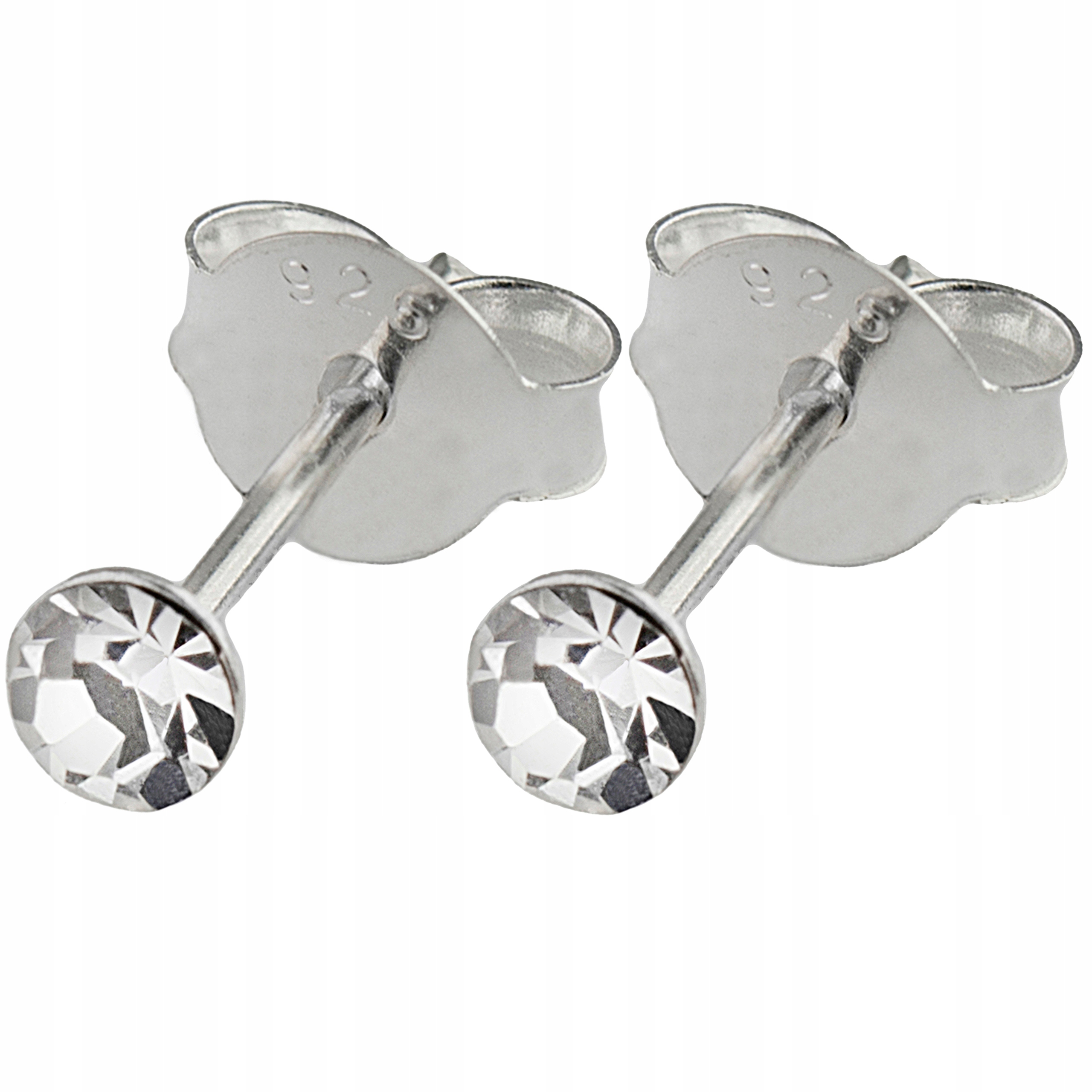 

Versil kolczyki cyrkonie 3,0 mm srebro pr. 0,925