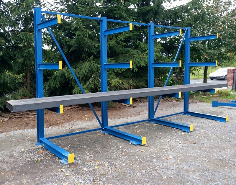 REGAŁ WSPORNIKOWY MAGAZYNOWY DŁUŻYCA, RURA,PROFIL