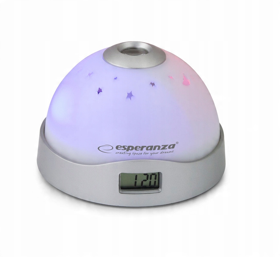 

Zegar LCD Budzik Z Projektorem Led Lampka