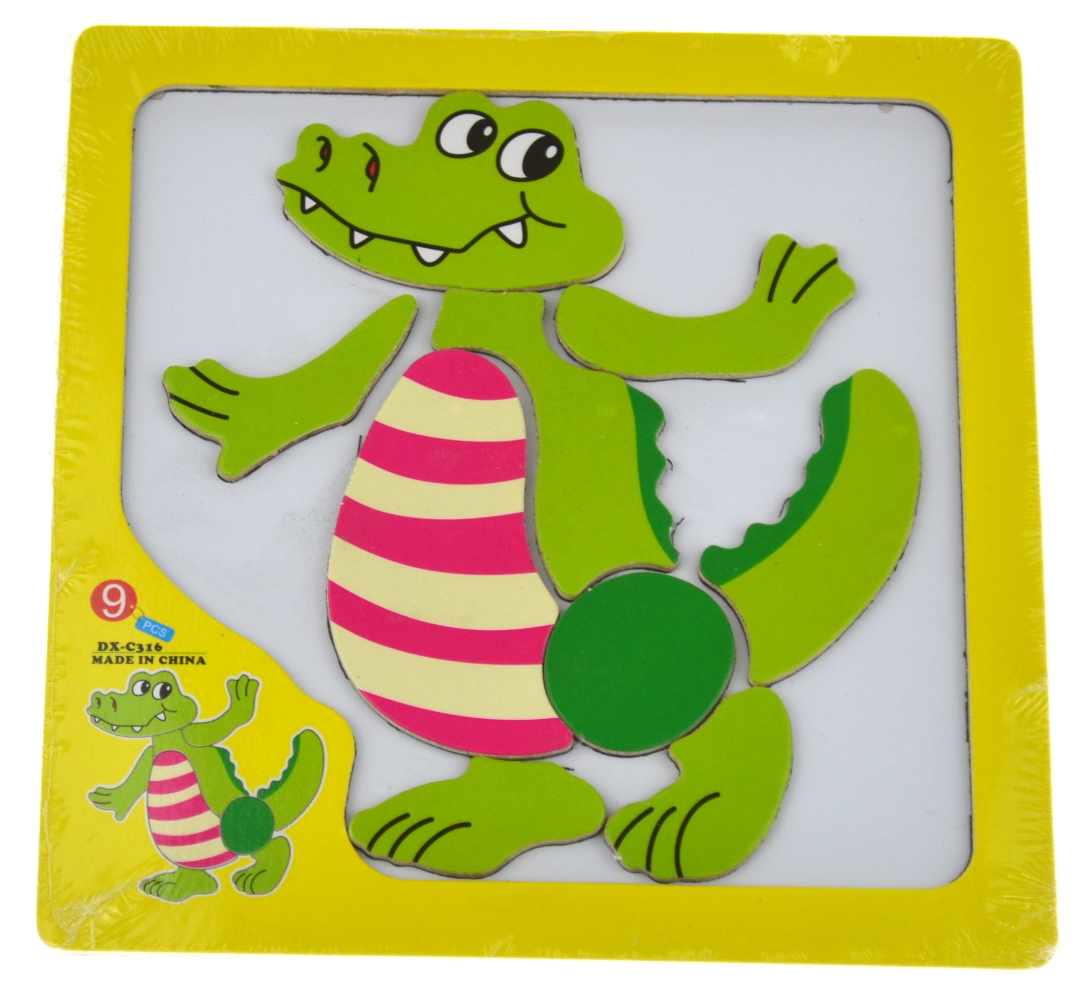 

Puzzle Magnetyczne Układanka Klocki Krokodyl