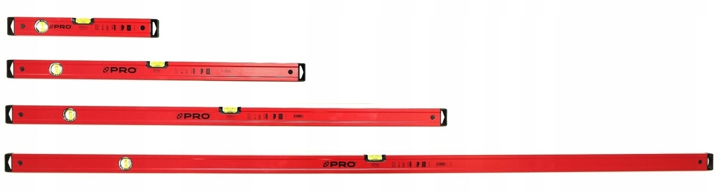 

Poziomnica Pro Zestaw 4 Szt 40 200 CM Polskie