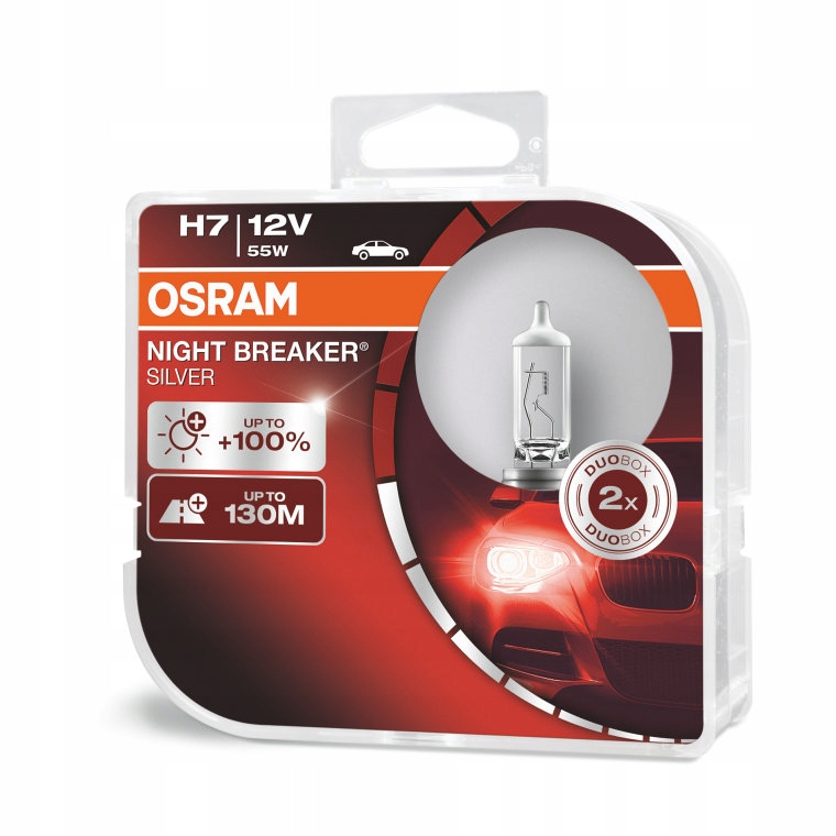 

Osram Night Breaker Silver +100% H7 12V Duo Box