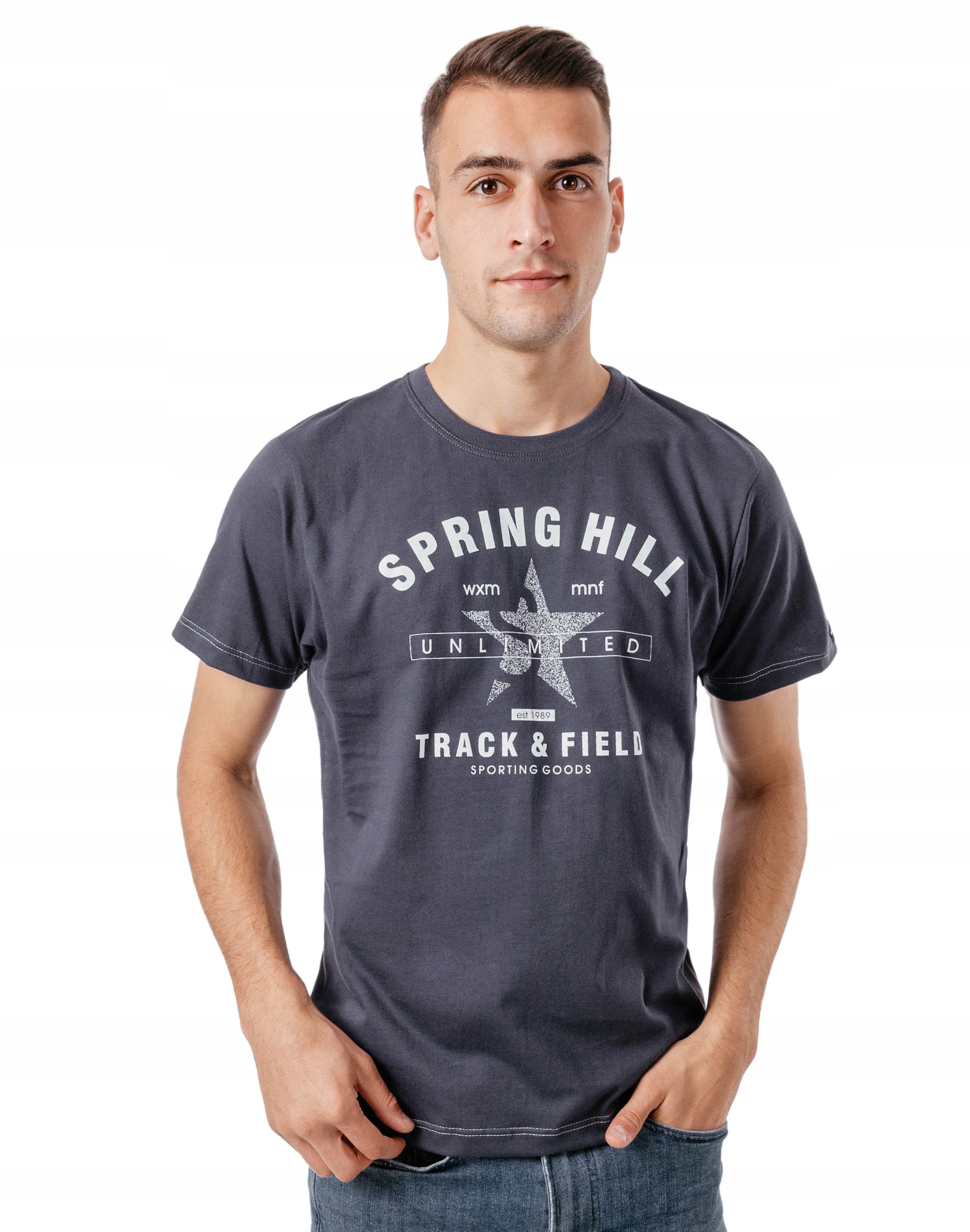 

Duży Podkoszulek Męski Koszulka Top SPRING-8 r 6XL