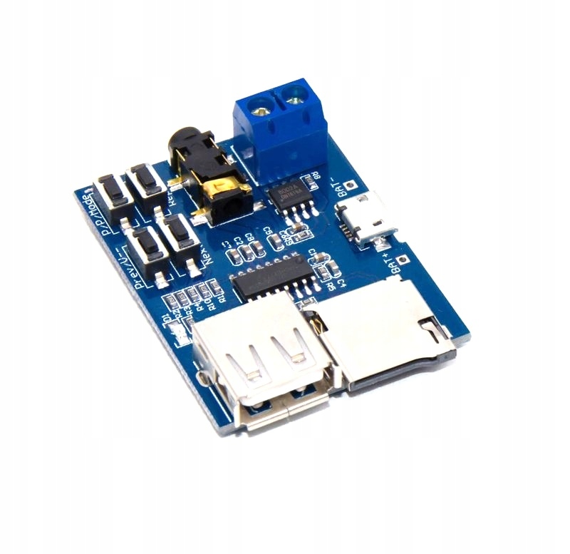 Wzmacniacz MODUŁ ODTWARZACZ MP3 ,USB ,MICRO SD ,WZMACNIACZ