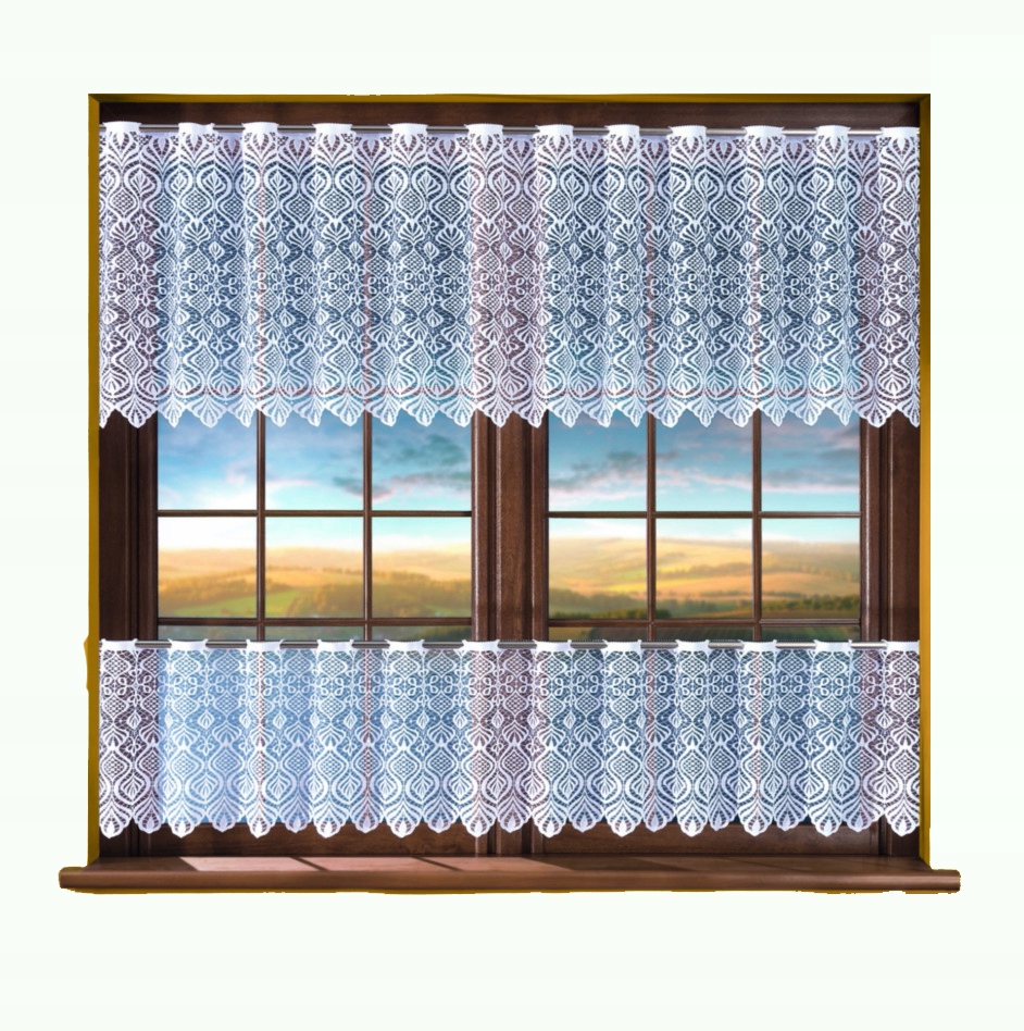 

Mg Zazdrostka żakard biały 632/1 90cm