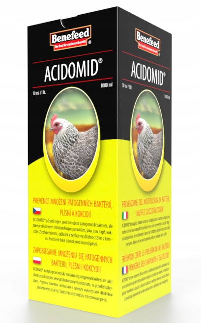 Acidomid Hydina 1 liter na kokcidiózu sliepka, kačica !