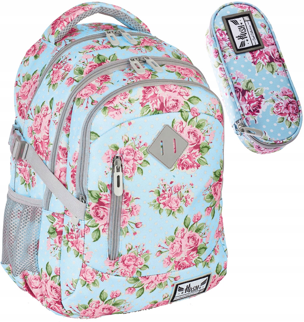 ХЭШ РЮКЗАК ШКОЛЬНЫЙ РАНЕЦ ПЕНАЛ ЦВЕТЫ