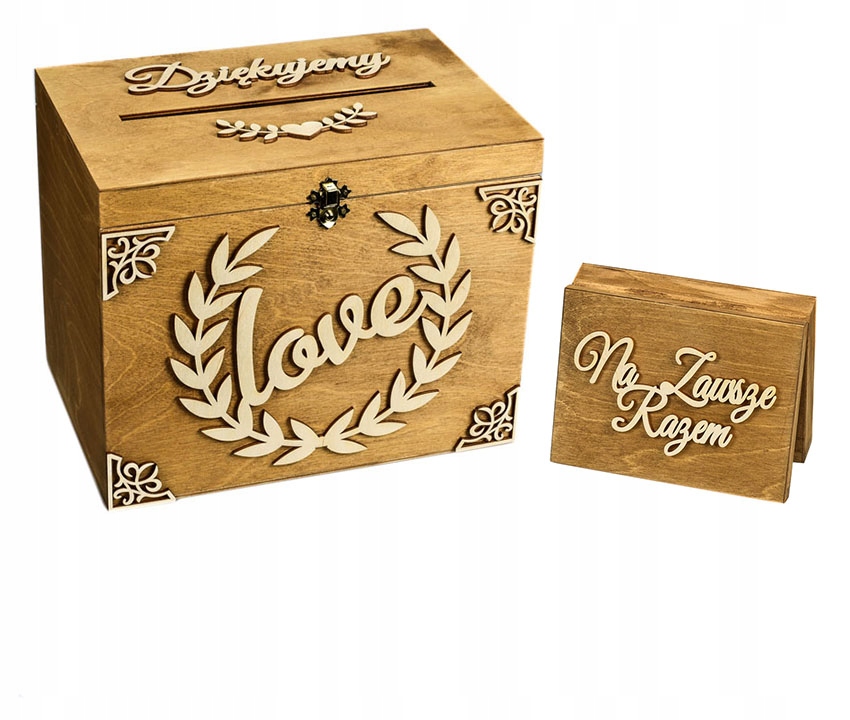 Коробка На Конверты и обручальные Кольца, Деревенский КОСТЮМ