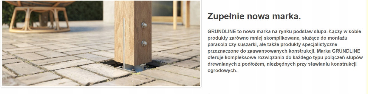 PODSTAWA SŁUPA OTWARTA PSP DX120 121x116x152mm Rodzaj inny