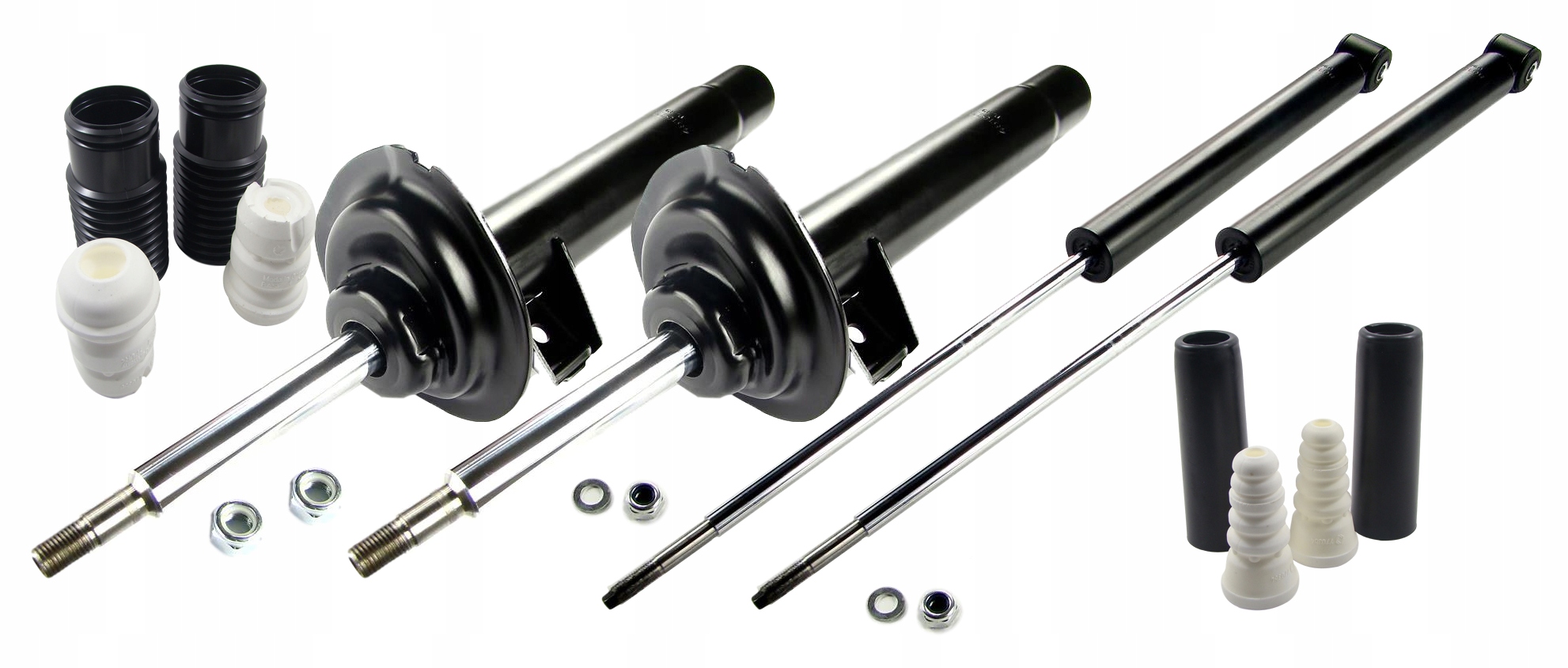 

=Amortyzatory Kpl Przód Tył Bmw 3 E46 +osł Odb=