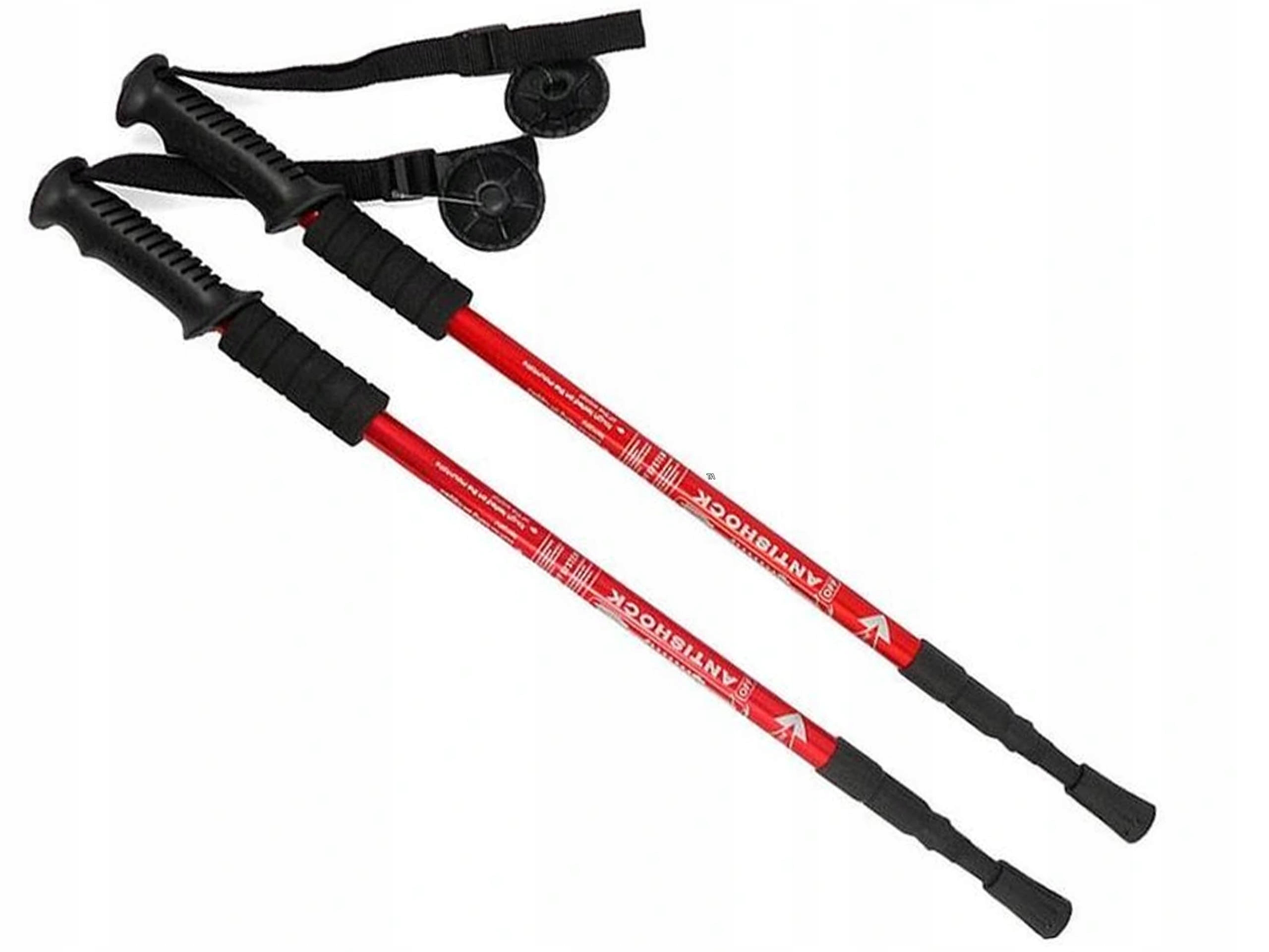 Kije Nordic Walking 3-Segmentowe Kijki Trekkingowe Pcv Gumowa Rączka