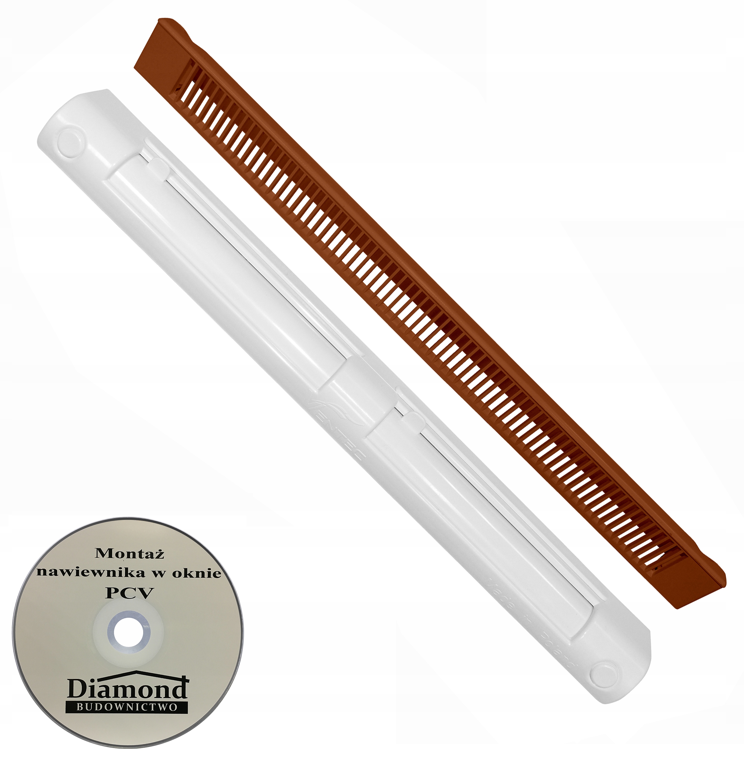 Nawiewnik VENTEC VT 601 JASNY BRĄZ/BIAŁY