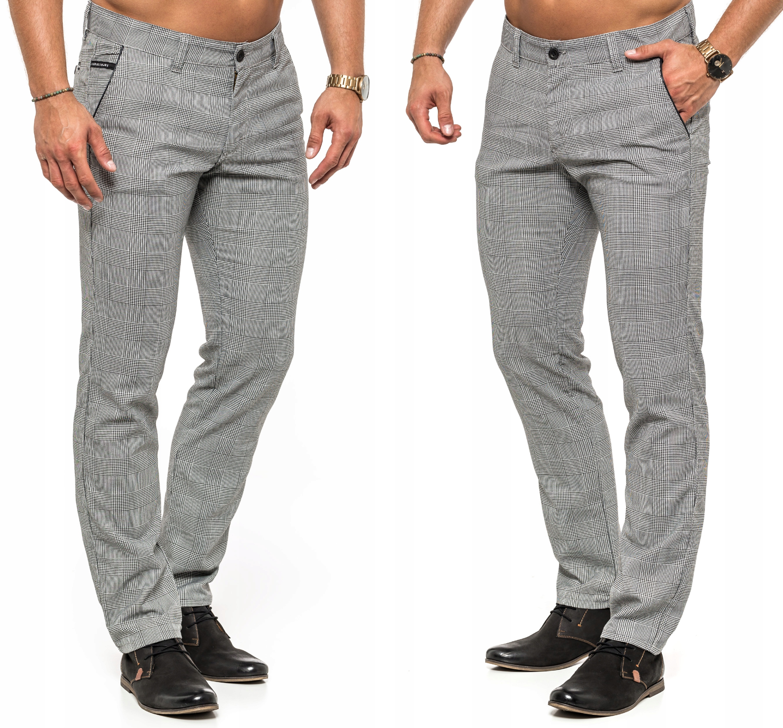 

Spodnie Męskie W Kratę Vankel Jeans 057 - 92cm/L32