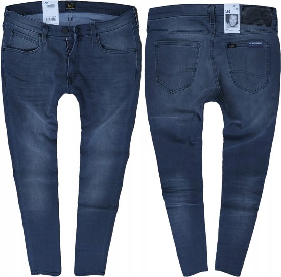 

Lee Luke spodnie Chisel Grey stretch rurki W33 L34