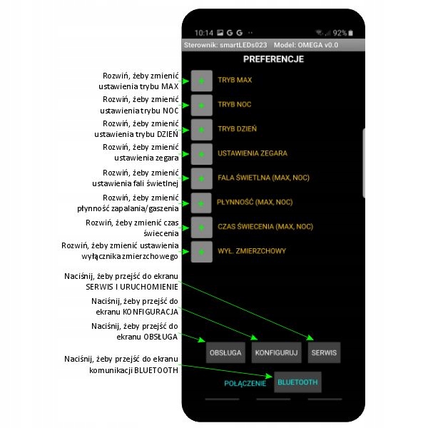 Sterownik schodowy 24 LED Czujniki 100cm Aplikacja Rodzaj zestaw