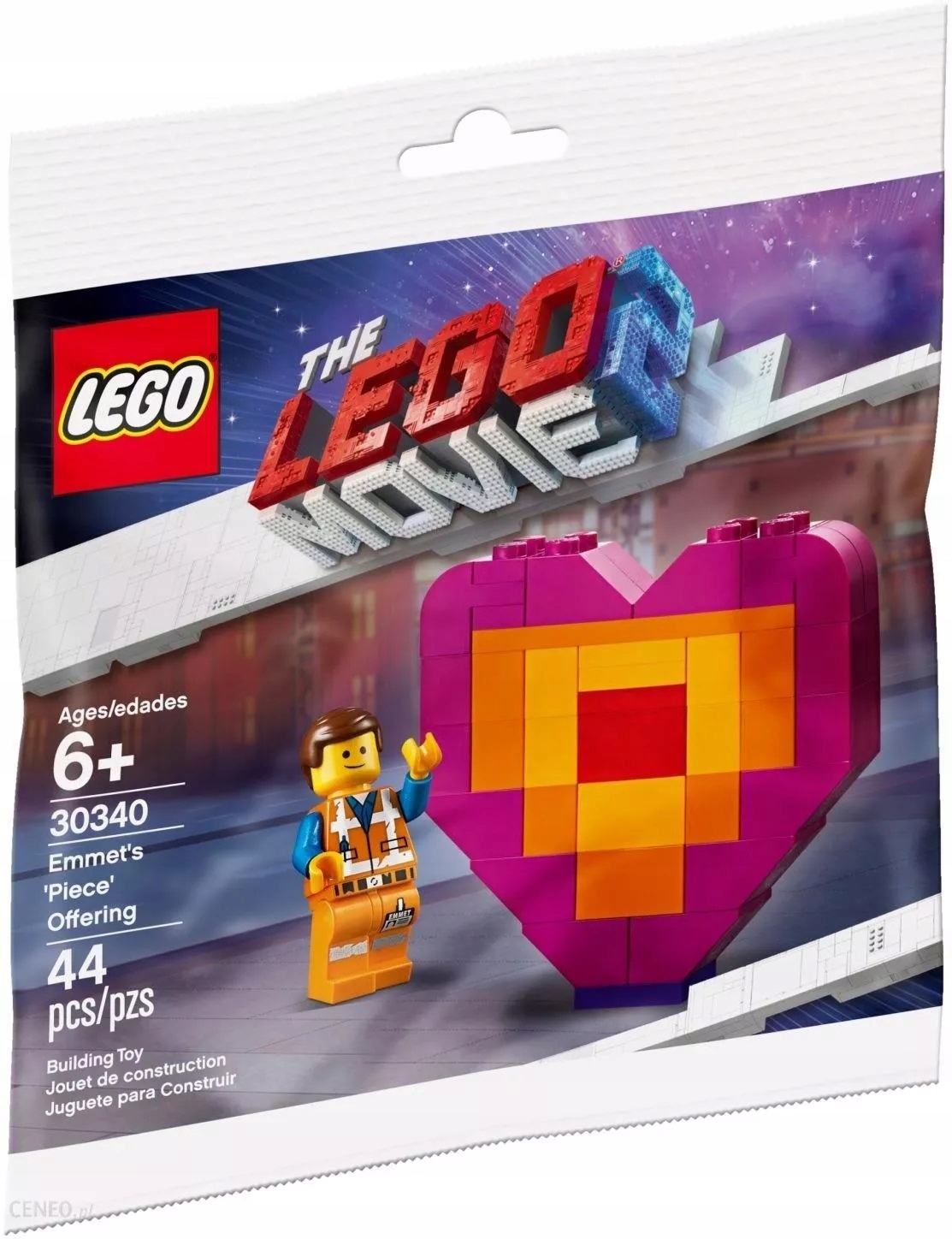 Lego The Lego Movie 2 Podarunek Emmeta 30340, Emmet i serce
