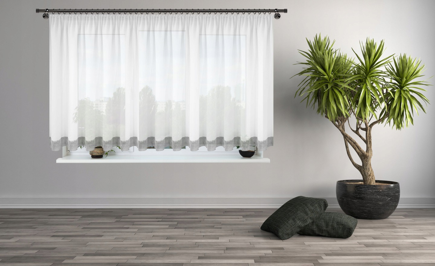 FIRANA GOTOWA 300x150 CYRKONIE TAŚMA ŻABKI DIAMENT Wzór gładki