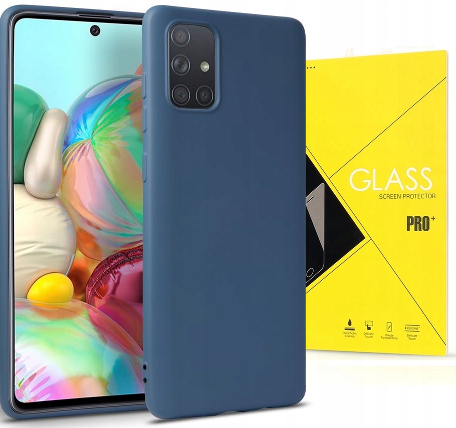 

Obudowa Etui Silikonowe Na Galaxy A51 + Szkło