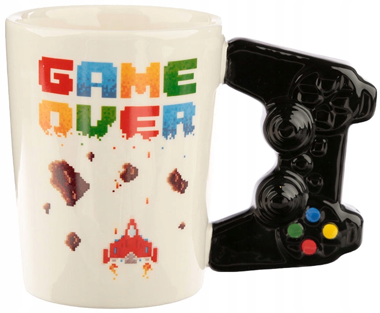 

Kubek Gracza Fana Gier Game Over Pixel Pad