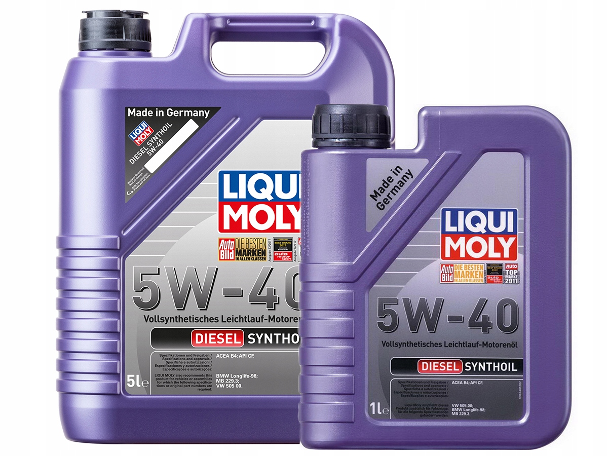 

Liqui Moly 1341 Diesel Synthoil 5W40 6L