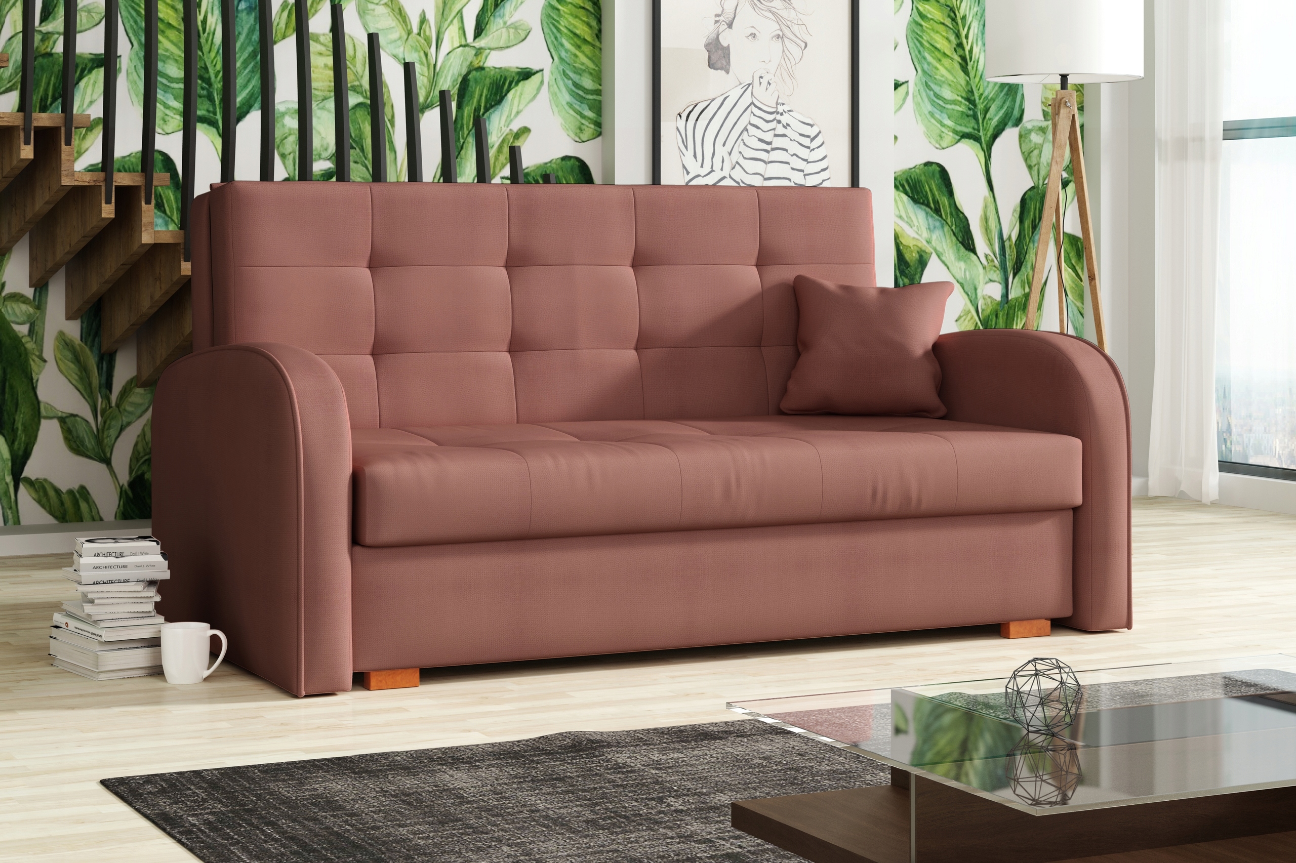 

Viva Gold III sofa spanie tapczan kanapa łóżko pik