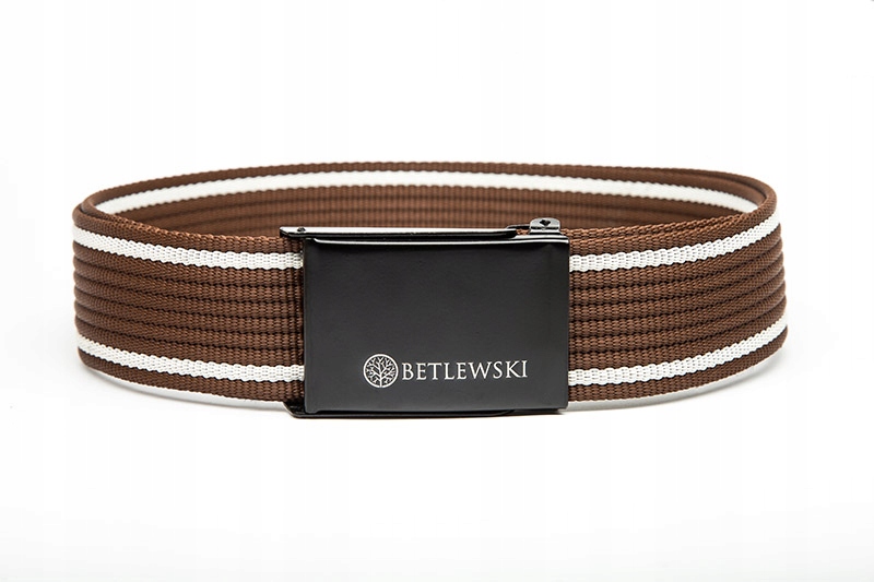 

Pasek Męski Brązowy Betlewski Parciany 125 CM