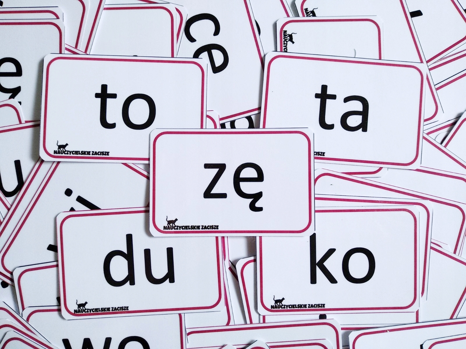 

Sylaby Otwarte Drukowane| 153 karty 6 x 9 cm