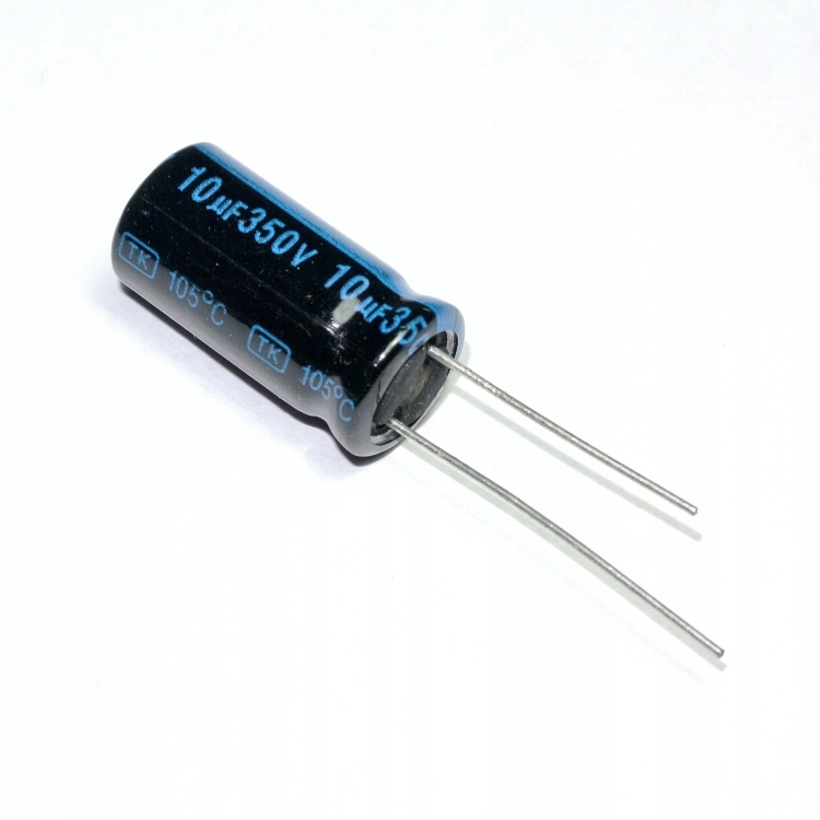 

10uF 350V 105' 10x20mm Jamicon Tkr [2szt] #467