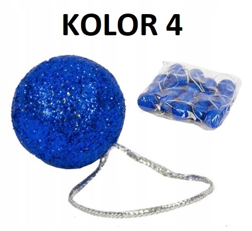 BOMBKI KULKI BROKATOWE 2,5 CM 18SZT STROIK 4xKOLOR Kod producenta XG50