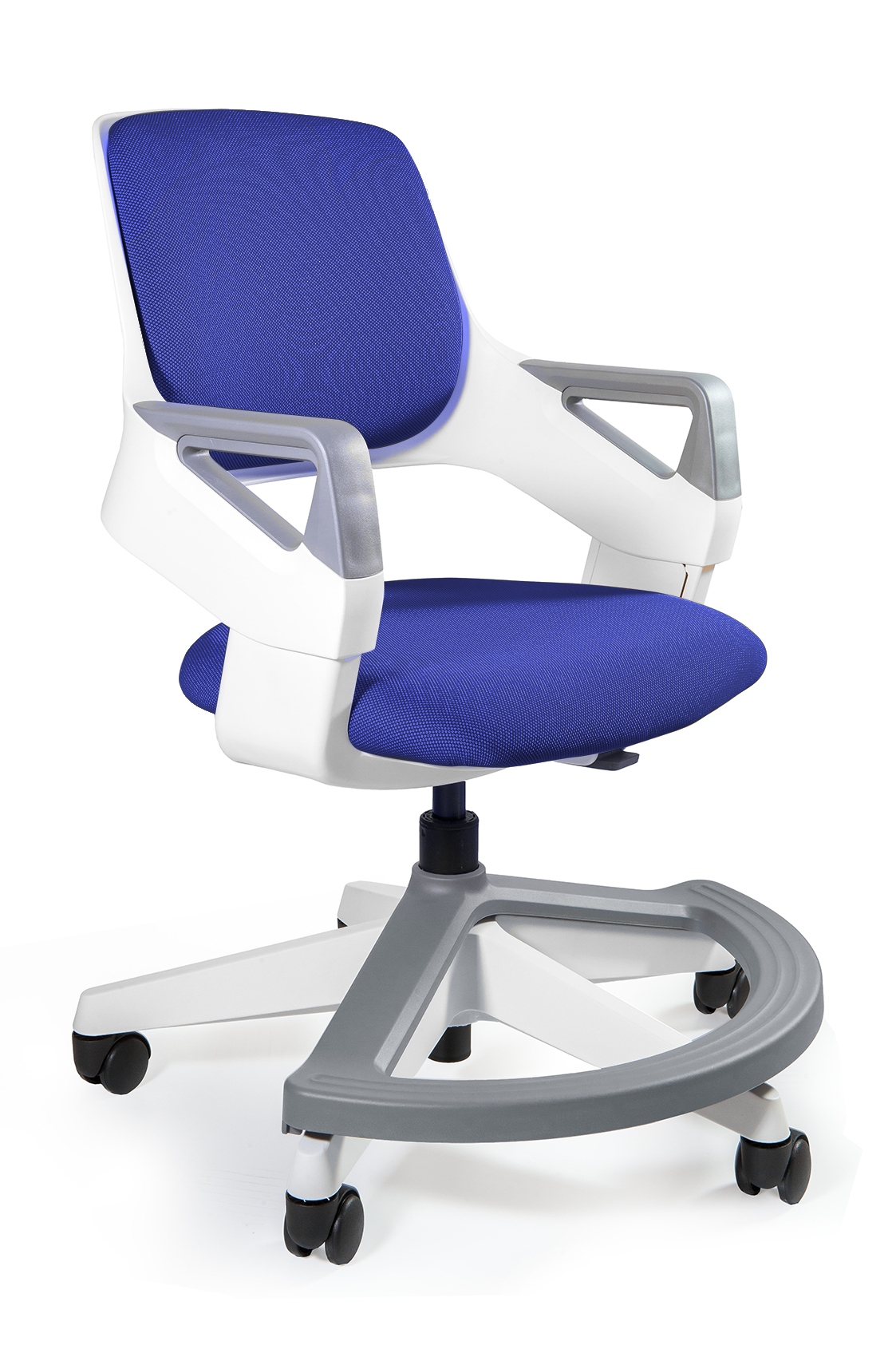 Fotel DZIECIĘCY Rookee OBROTOWY Niebieski Unique