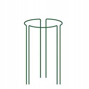 

Stalowa podpora do kwiatów 75 cm zielona 3 sztuki