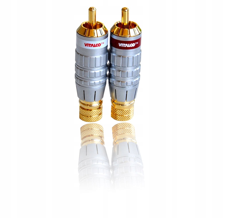 Złocony WTYK RCA CINCH RW340 Vitalco 2szt HI-FI HQ Kod producenta 03692