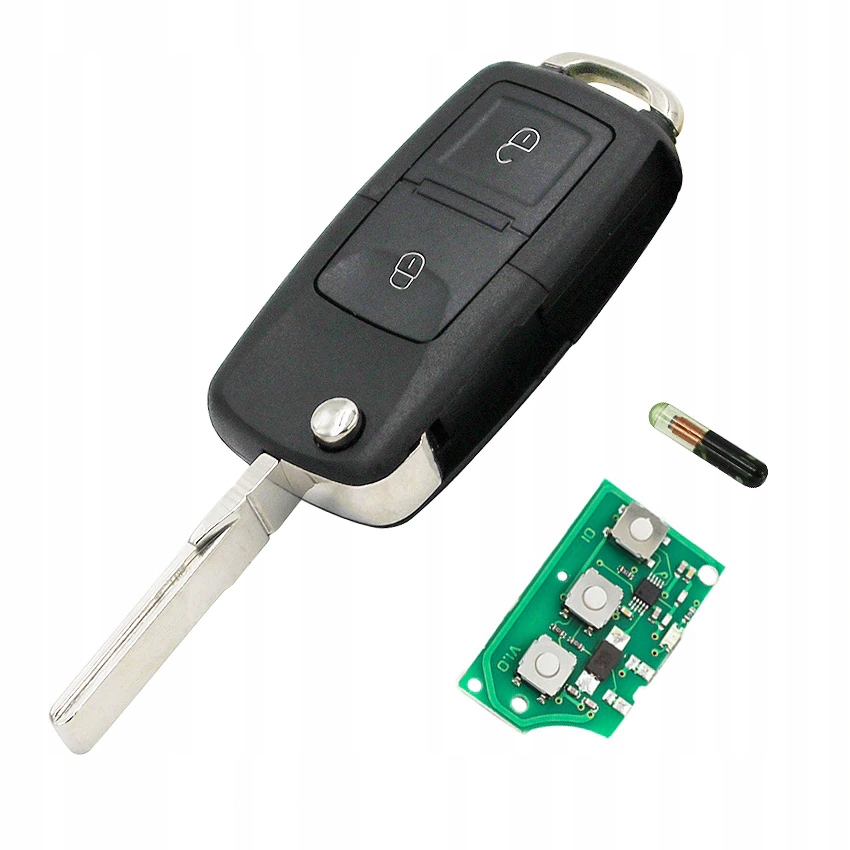 Zdjęcie AWparts KLUCZYK Z ELEKTRONIKĄ VW PASSAT B5 GOLF 2 przyciski