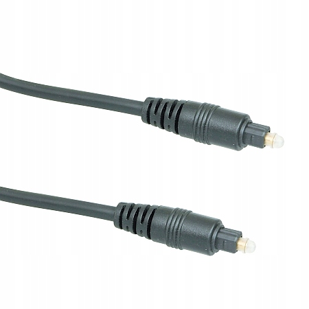 PRZEWÓD KABEL OPTYCZNY TOSLINK 1 Metr Gold AUDIO Długość kabla 1 m