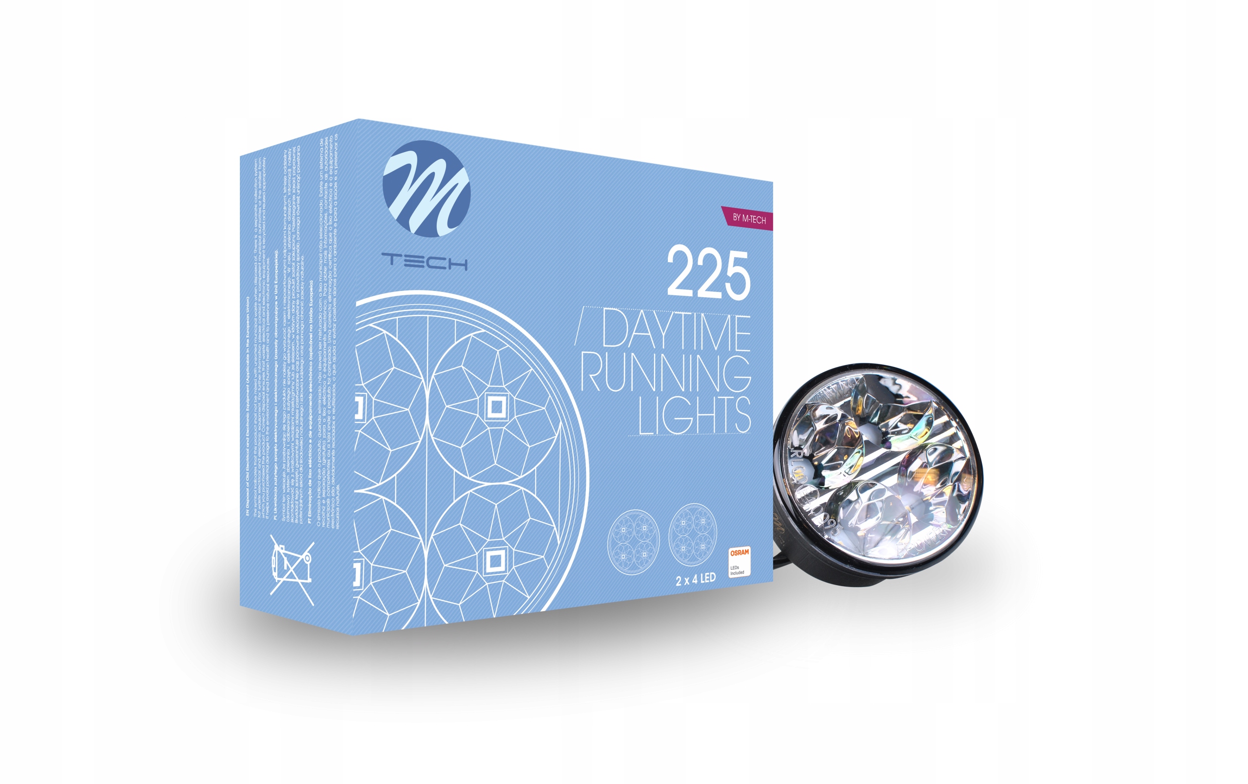 ŚWIATŁA DO JAZDY DZIENNEJ OSRAM DZIENNE OKRĄGŁE