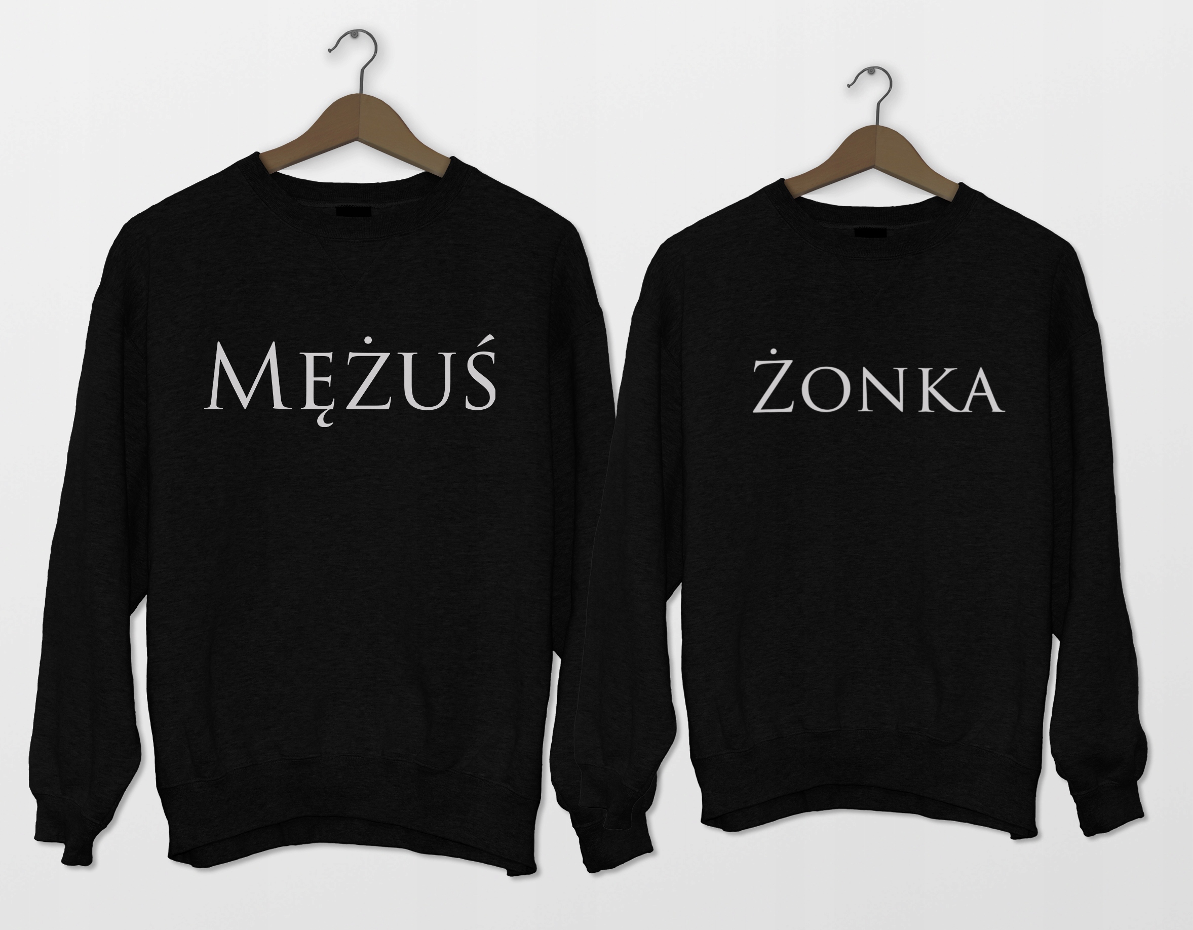 

Zestawy Bluzy dla Par Mikołaj Prezent Mężuś Żonka