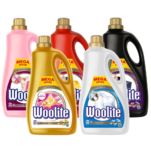 

Woolite Płyn do Prania Mega Zestaw 5x3,6l (300 pr)