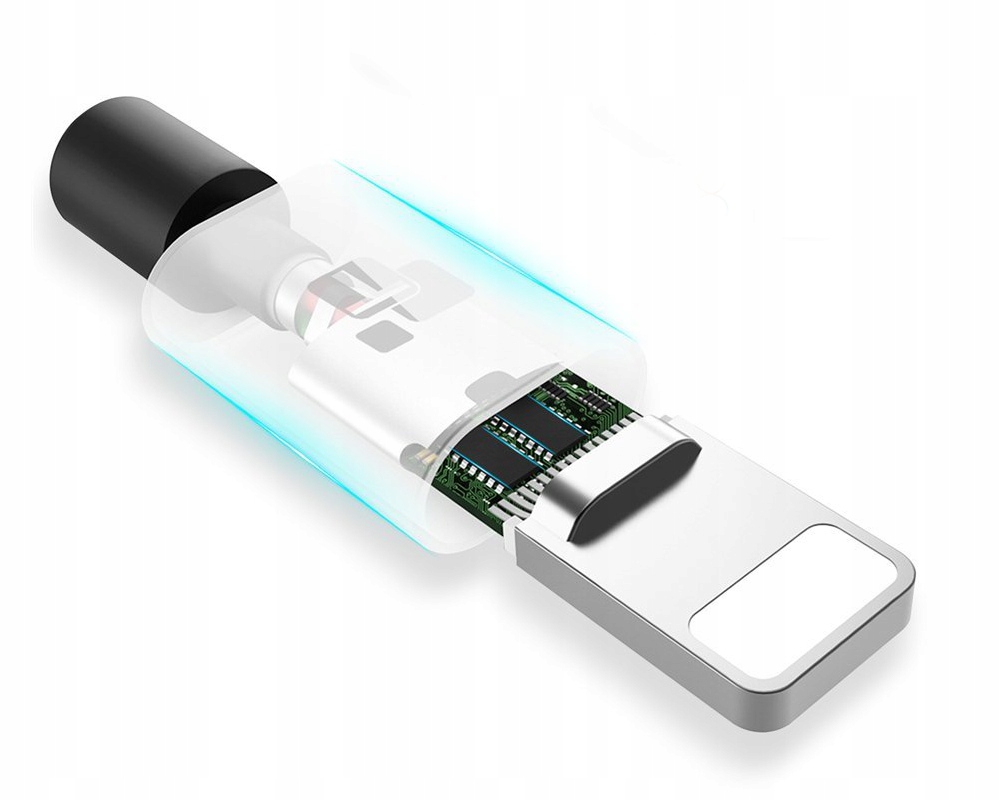 USB-LIGHTNING-KABEL FOR IPHONE RASKLADER 3.0 USB-kontakter - Apple Lightning