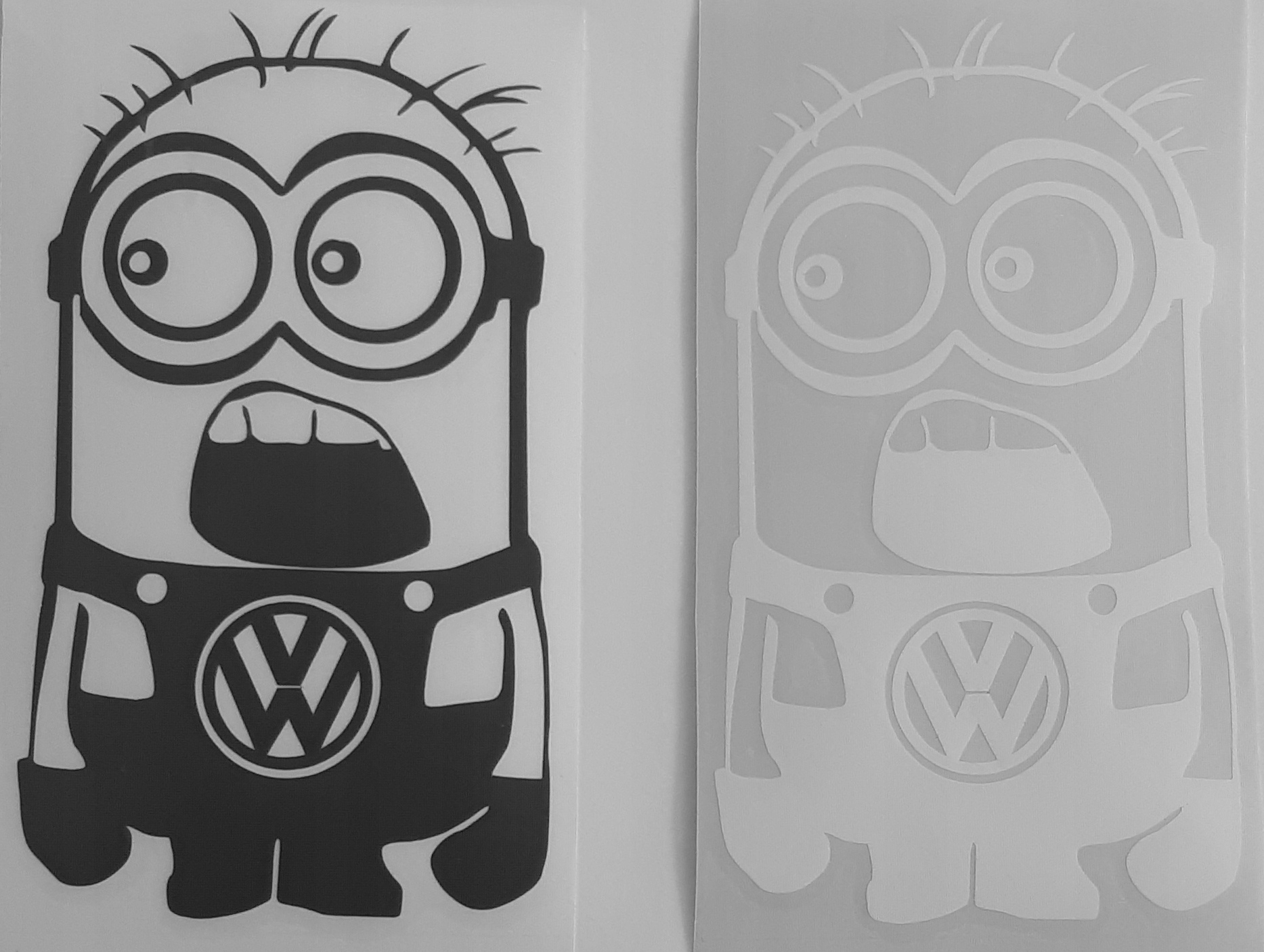 

Minionek Volkswagen naklejka na auto