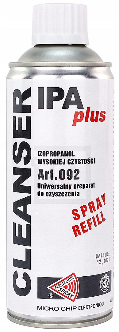 

Alkohol Izopropylowy Izopropanol Ipa+ 400ml Refill