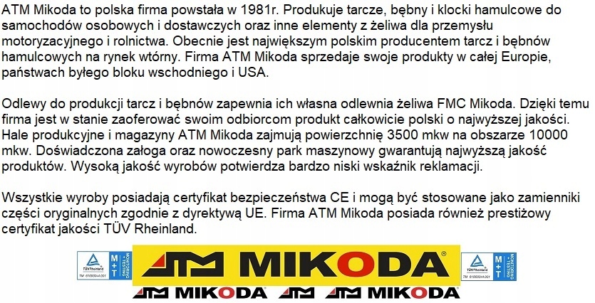 TARCZE 1787 GT KLOCKI RENAULT TALISMAN przód 296mm Numer katalogowy części 1787