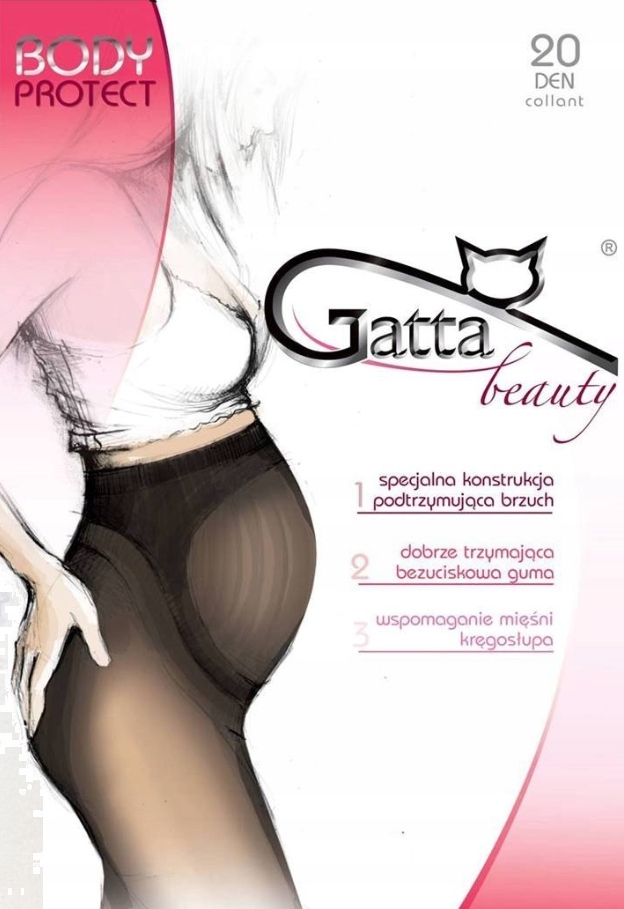 

Rajstopy ciążowe Gatta Body Protect 20 Den 3-M