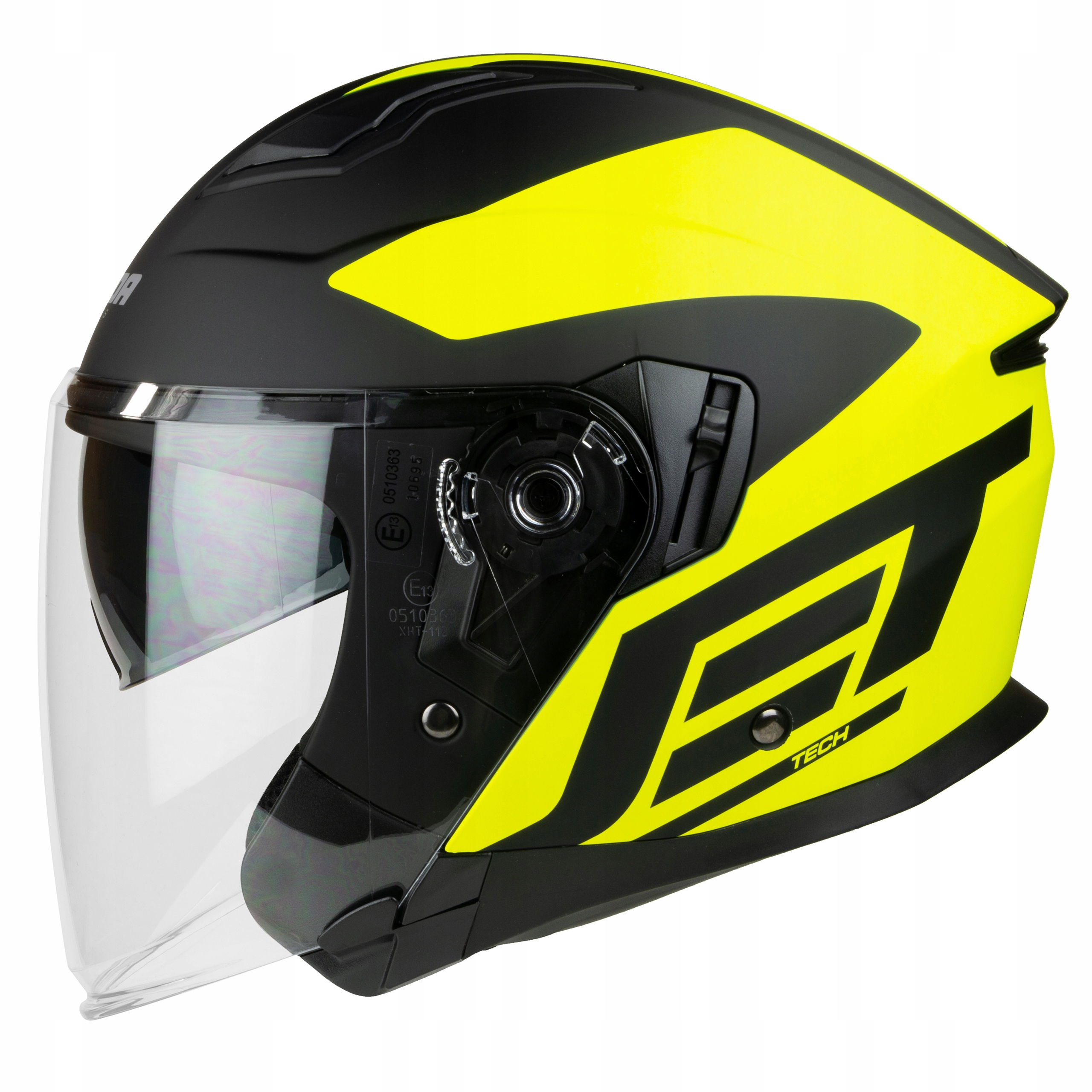 KASK MOTOCYKLOWY WZMOCNINA SZYBA JET CASSIDA NEW M
